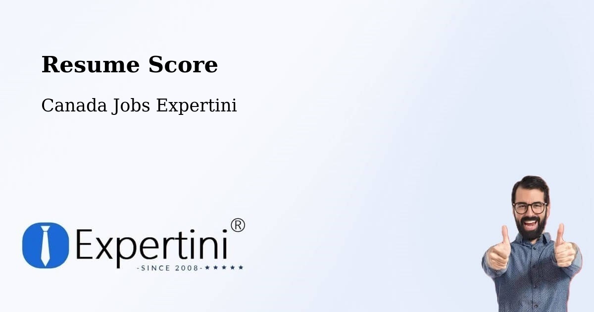 Resume Score & Job Description Match Tool – Delson - Canada Jobs Expertini